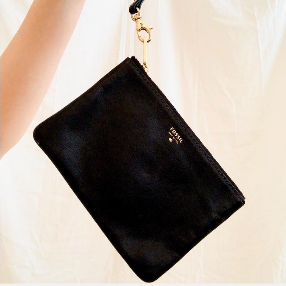 Fossil Leather Clutch/Wristlet